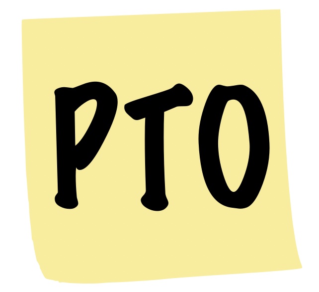  PTO STICKY NOTE